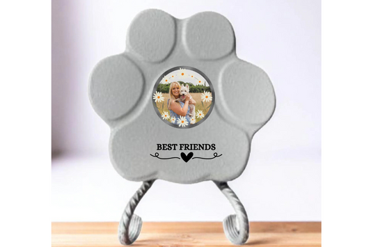 Huella de Piedra Personalizada: Un Recuerdo Único para Honrar a tu Mejor Amigo Peludo