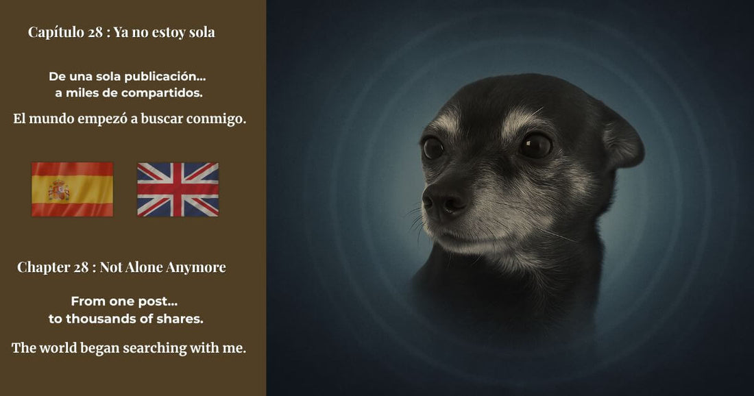 En Busca de George Capítulo 28 Ya No Estoy Sola | Chapter 28 Not Alone Anymore – entrada bilingüe con imagen de portada del blog