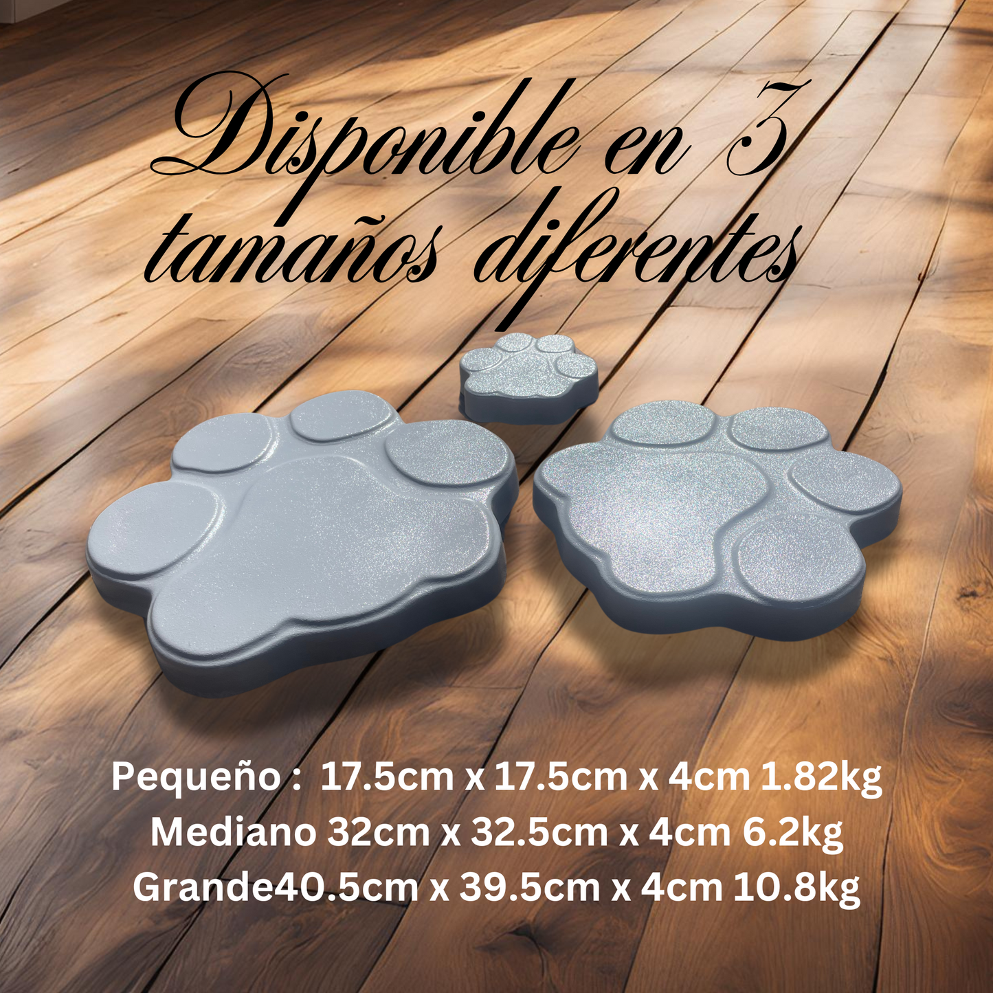Regalo de Huella de Piedra Divertida para Perros – Decoración para Hogar o Jardín