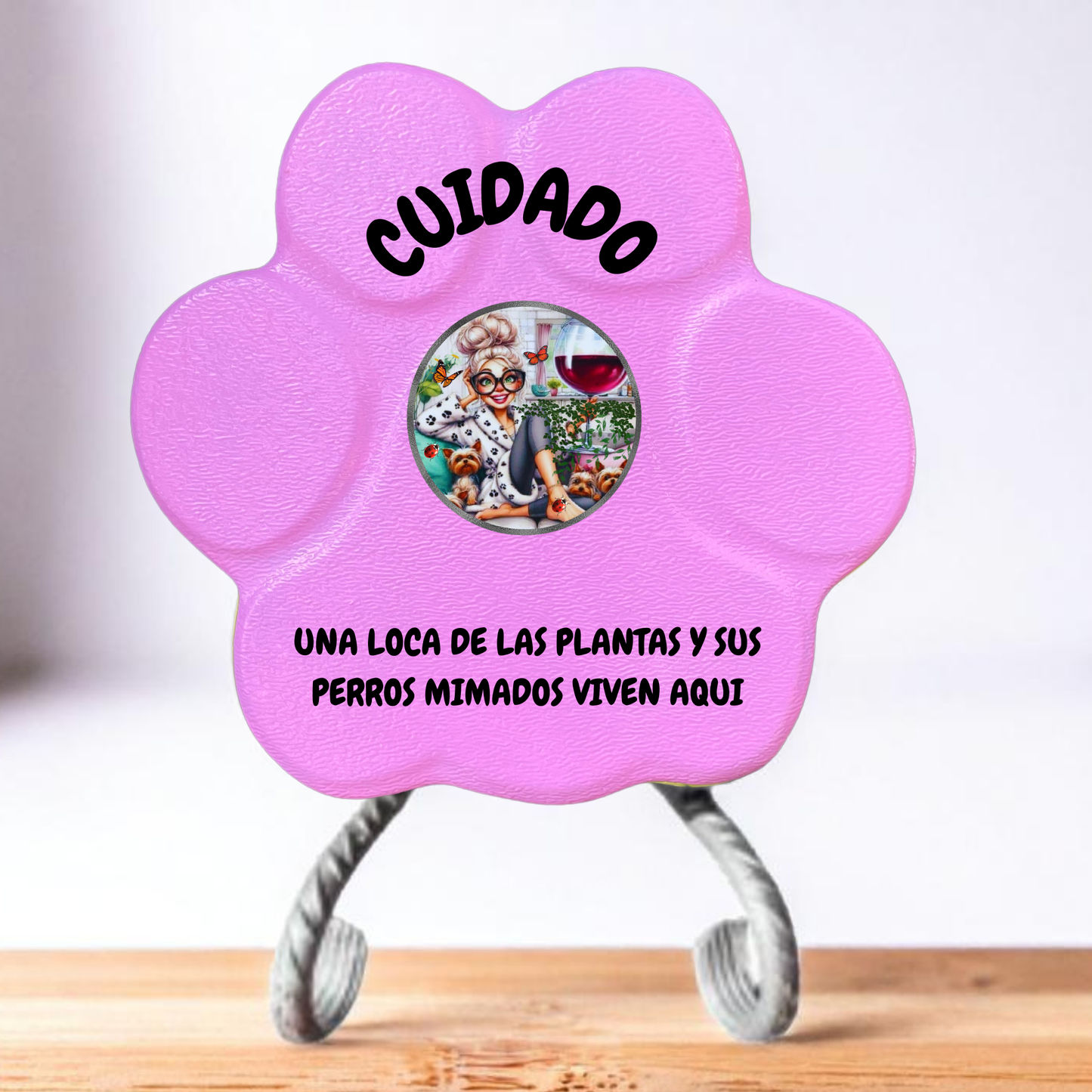 Huella de Concreto: Locura por Plantas y Perros