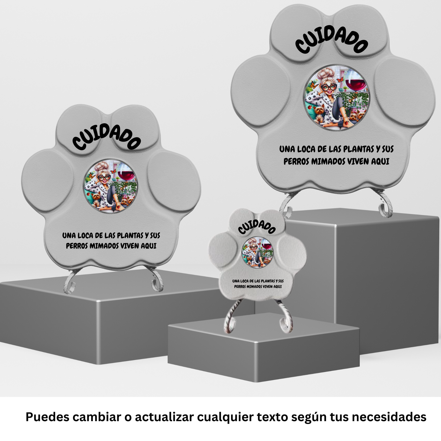 Huella de Concreto: Locura por Plantas y Perros