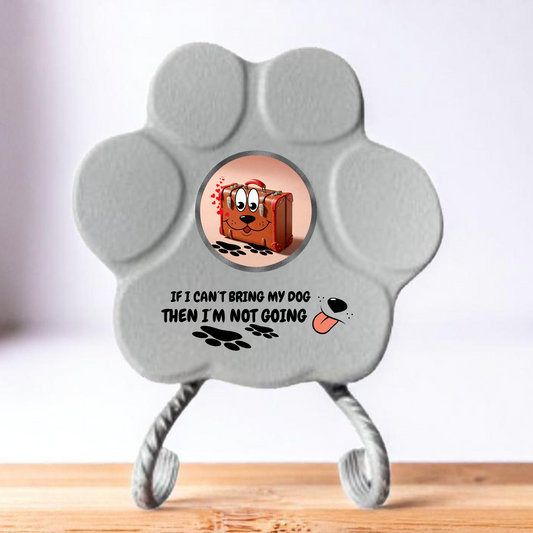 Regalo para Mascotas – Huella de Piedra Personalizada - Placa para Perros-edición divertida