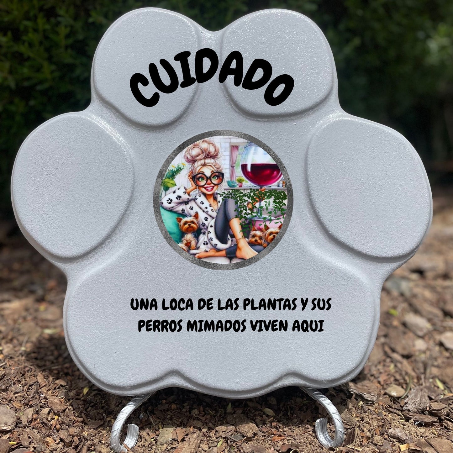 Huella de Concreto: Locura por Plantas y Perros