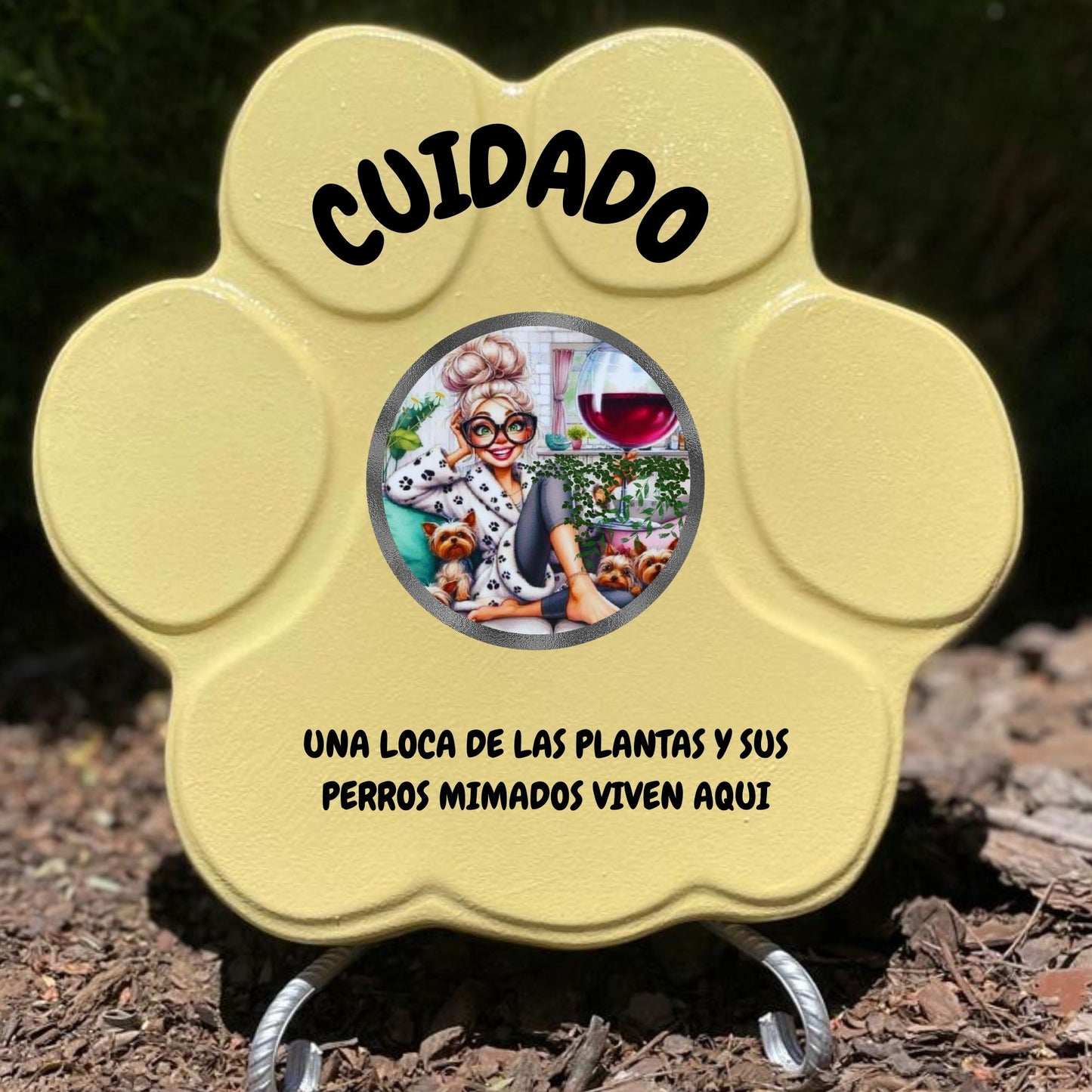 Huella de Concreto: Locura por Plantas y Perros