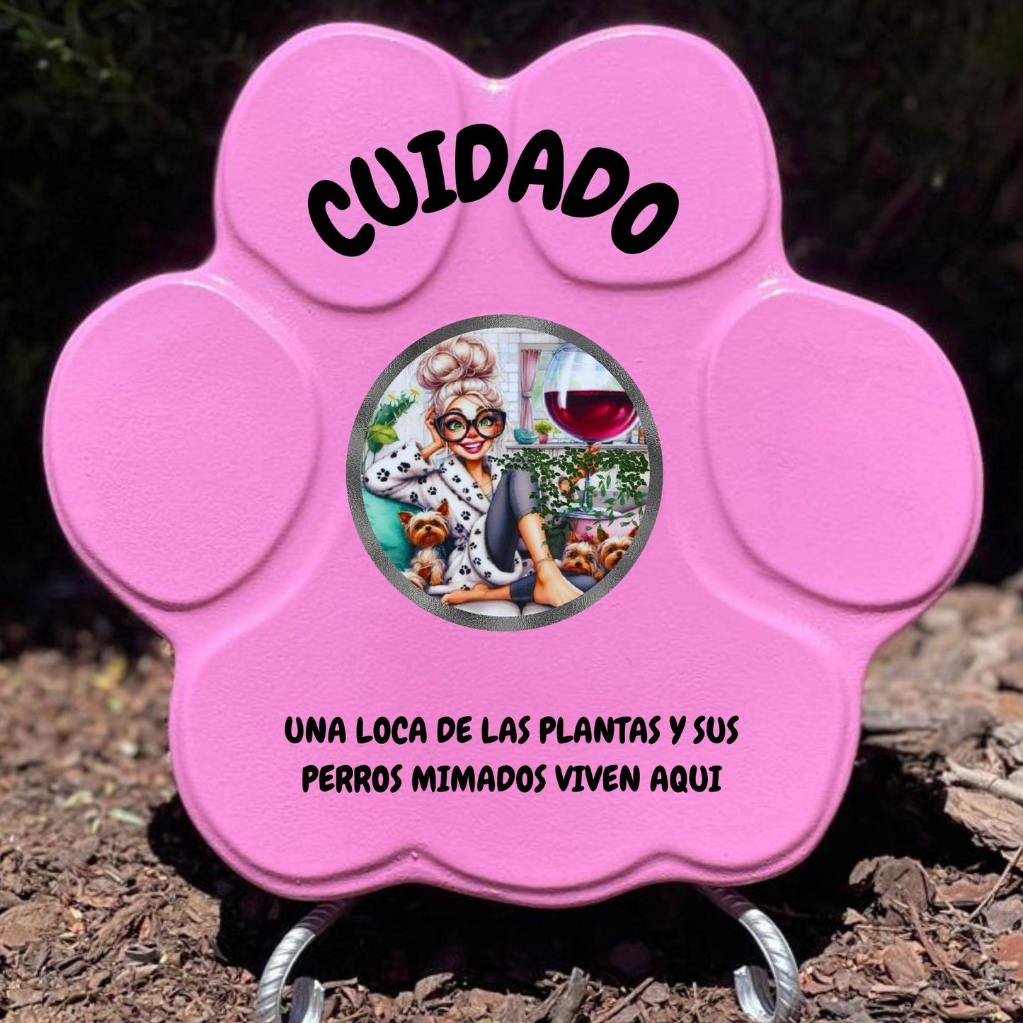 Huella de Concreto: Locura por Plantas y Perros