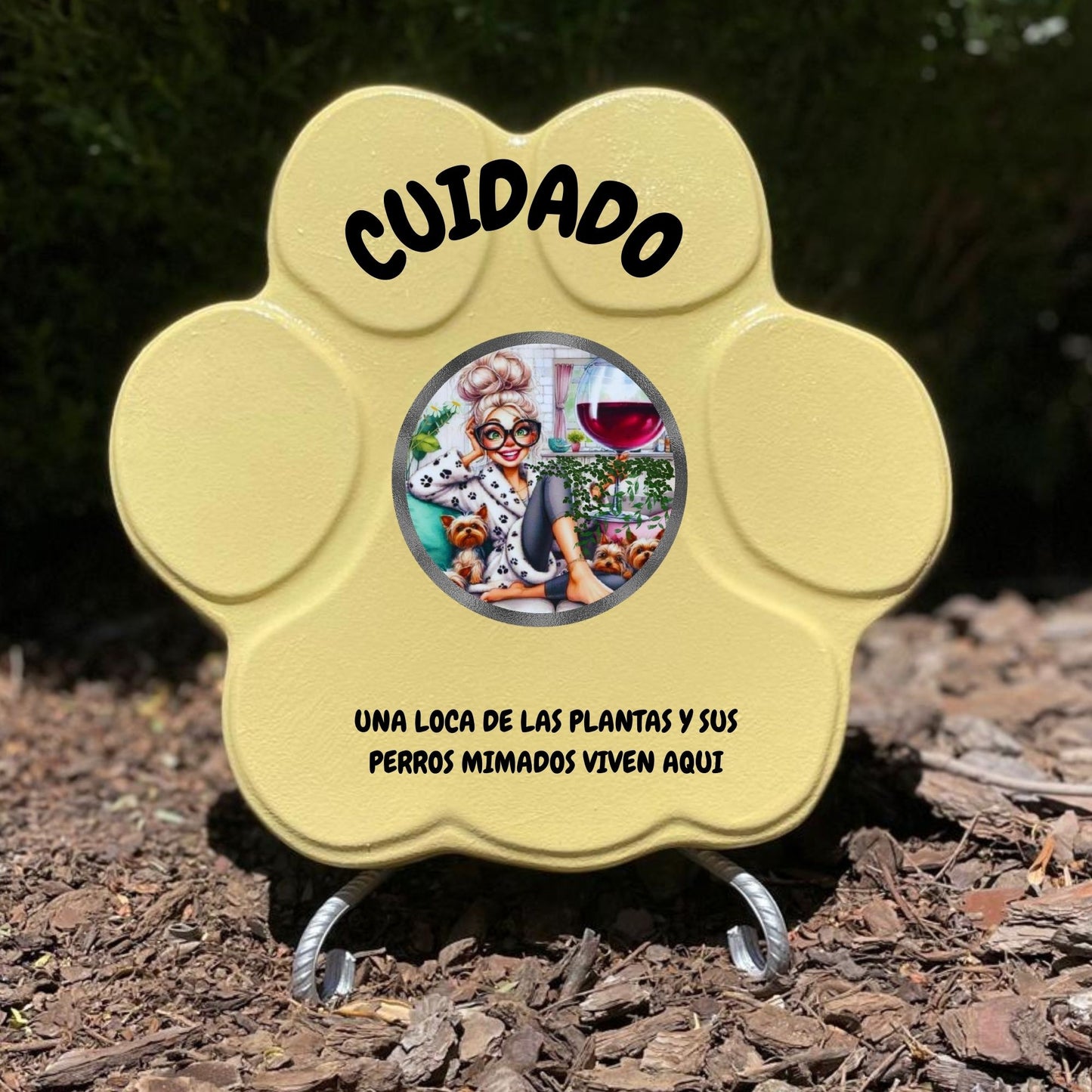Huella de Concreto: Locura por Plantas y Perros