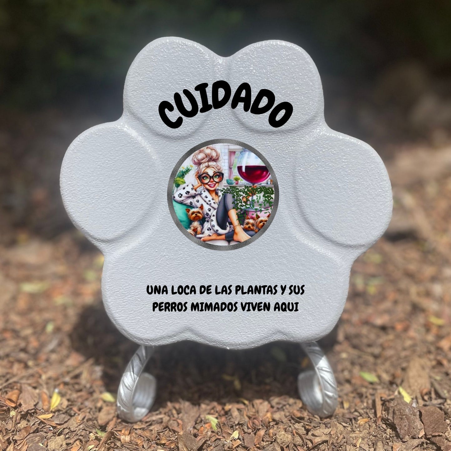 Huella de Concreto: Locura por Plantas y Perros