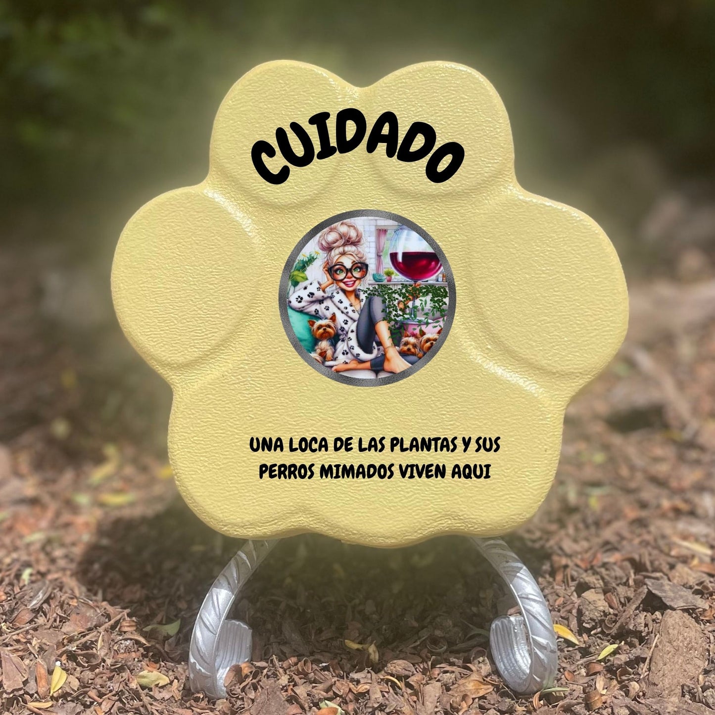 Huella de Concreto: Locura por Plantas y Perros