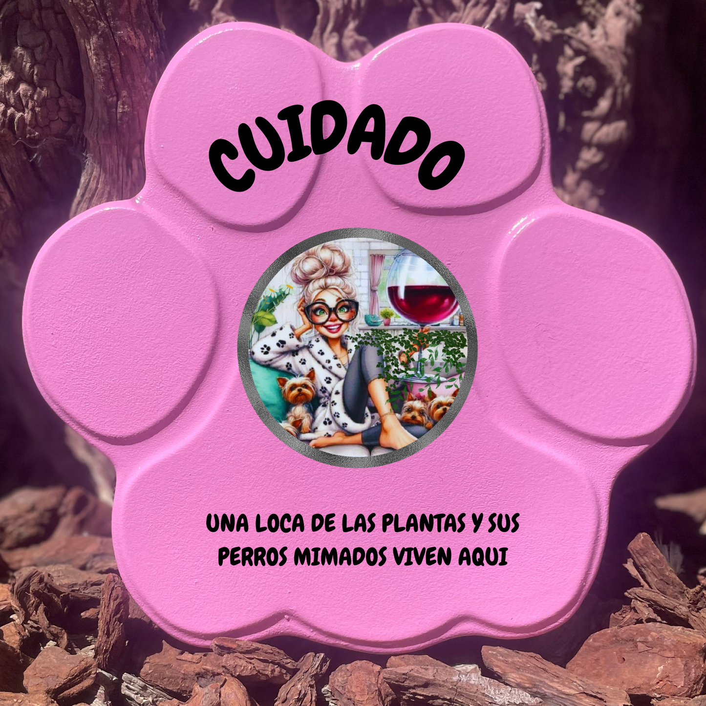 Huella de Concreto: Locura por Plantas y Perros