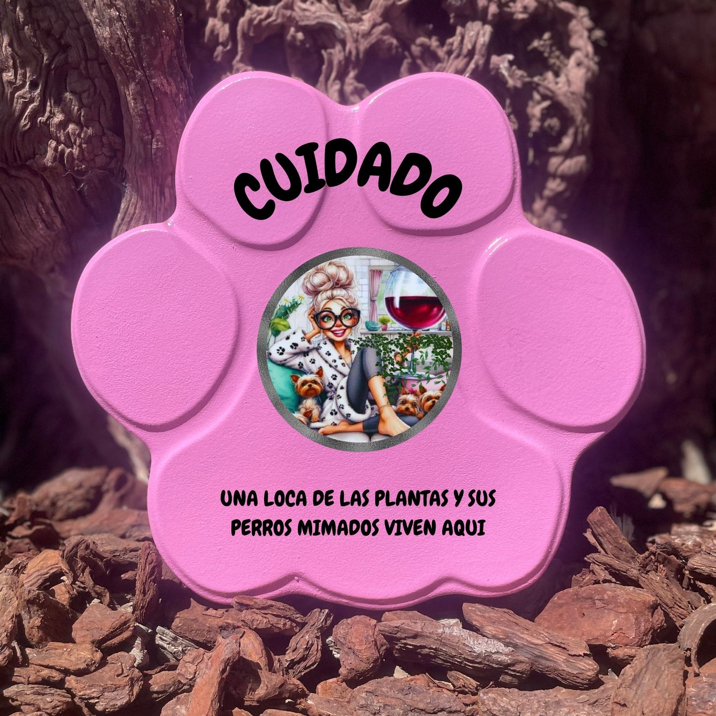 Huella de Concreto: Locura por Plantas y Perros