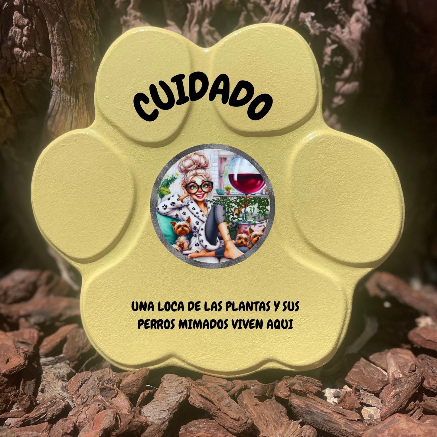 Huella de Concreto: Locura por Plantas y Perros