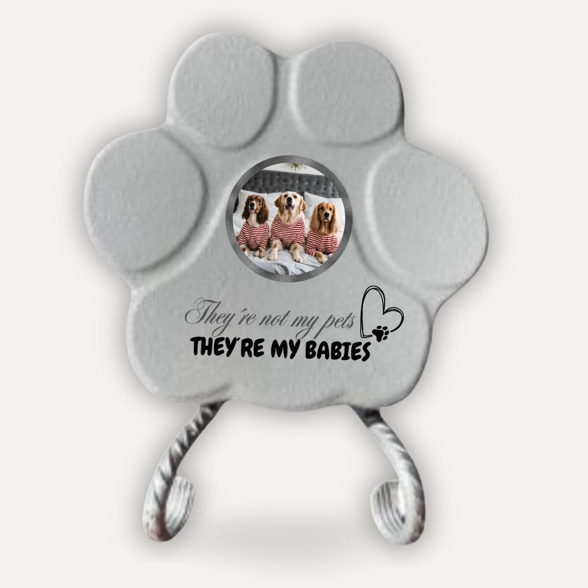 Placa con Foto para Mascotas en Inglés | Regalo Original para Perros y Gatos