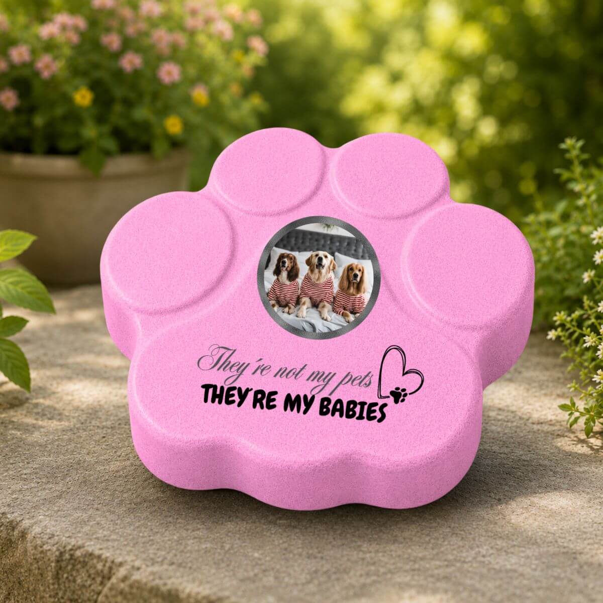 Placa con Foto para Mascotas en Inglés | Regalo Original para Perros y Gatos