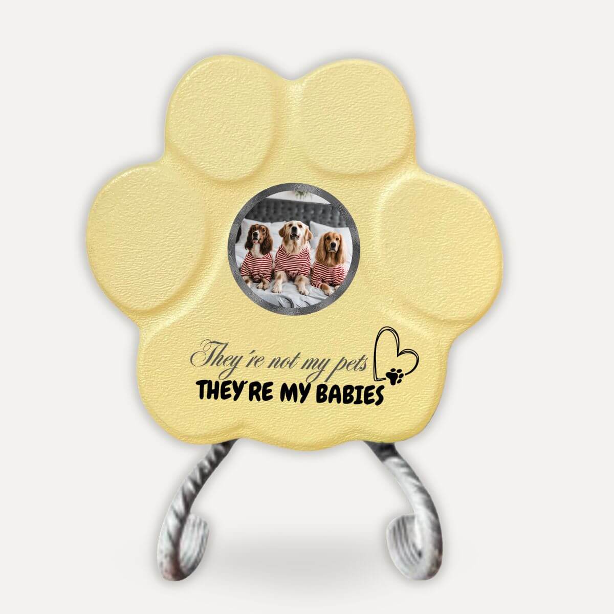 Placa con Foto para Mascotas en Inglés | Regalo Original para Perros y Gatos