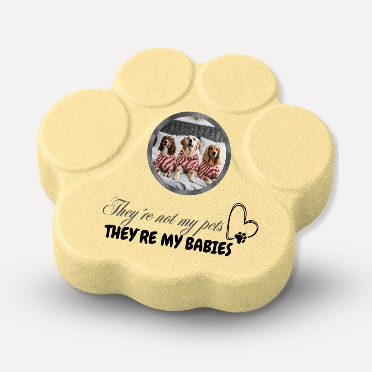 Placa con Foto para Mascotas en Inglés | Regalo Original para Perros y Gatos